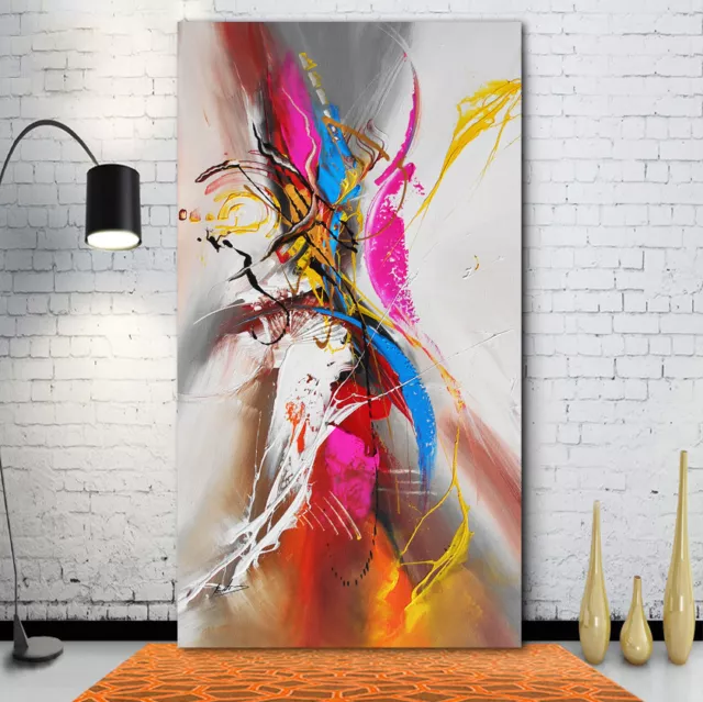 Leinwand Bilder Bunt Abstrakt Wandbilder XXL Wohnzimmer Modern Deko 408A