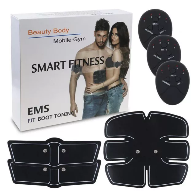 Elettrostimolatore Muscolare Smart Fitness_Sistema Ems Tonifica + Bruciagrassi