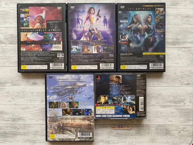 SONY PlayStation PS 1 & 2 FINAL FANTASY Ⅷ & X & X-2 & Ⅻ set from Japan 2