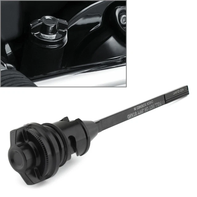 Chrome Shorty Style Oil Tank Dipstick - Fits 1979-2003 Harley Sportster XL Model