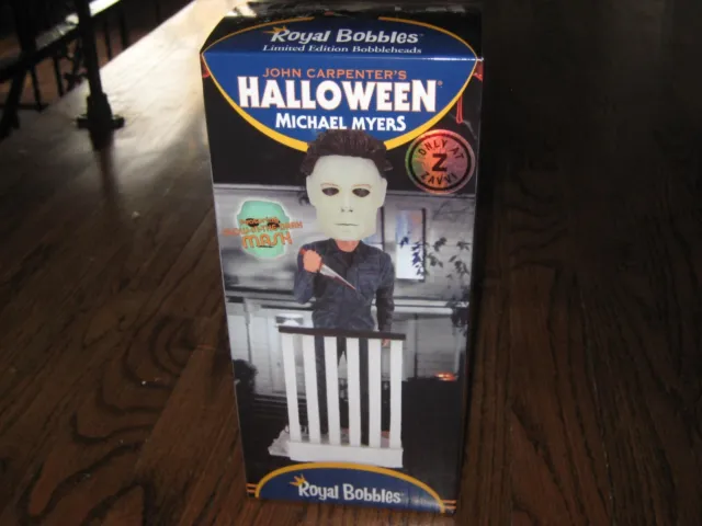 Royal Bobbles Halloween Michael Myers Glow in the Dark Bobblehead Limited 600! 3