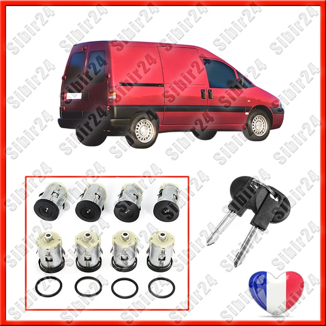 Kit Complet 6 Serrures et Antivol de Direction avec Deux Clés pour IVECO  DAILY 2.5 4X4 01/1989-05/1999 <p><ul><li><b>MONTAGE</b> : Livré avec deux  Clés standards</li></ul></p> - LPA - Pièces Détachées Automobile