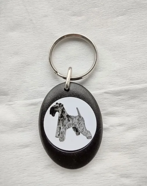 Kerry Blue Terrier Keyring by Curiosity Crafts