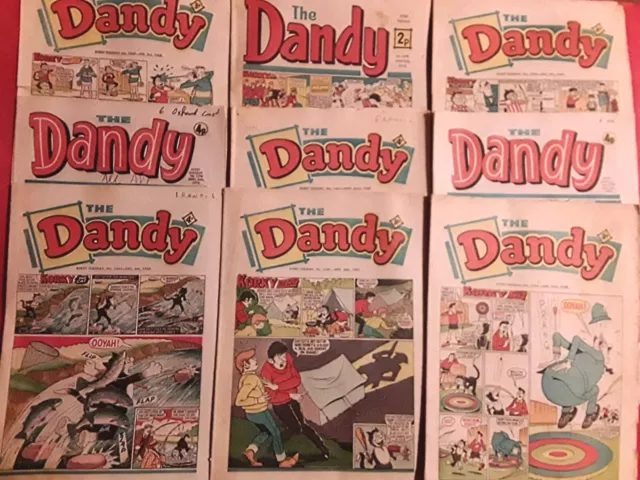 Job Lot"1967/1968/1969/1973/1976   'Dandy Comics   (Desperate Dan) ..(1967-1973)