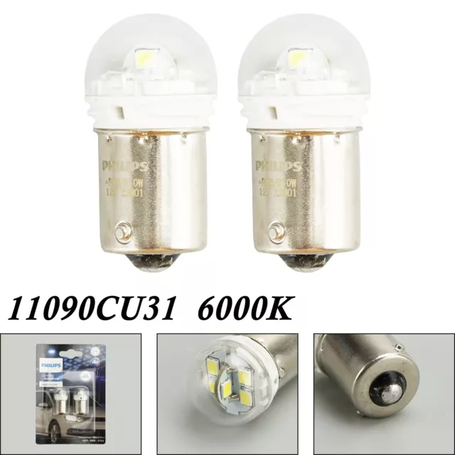 Philips Ultinon Pro6000 LED lampe de signalisation automobile (R5W/R10W  white), 12V/24V blanc : : Auto et Moto