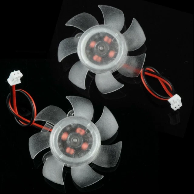 Mini 45mm 12V PC CPU VGA Video Card Heatsink Cooling Cooler Fan 2 Pin Connector