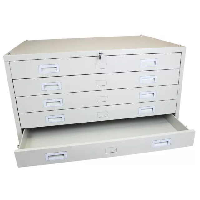 PLAN CHEST ARCHITECTS Drawers Map Artist A1 Metal Office Storage Studio