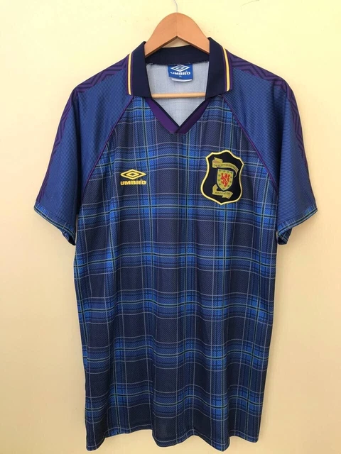 Maillot de football vintage original Scotland Home 1991-1994