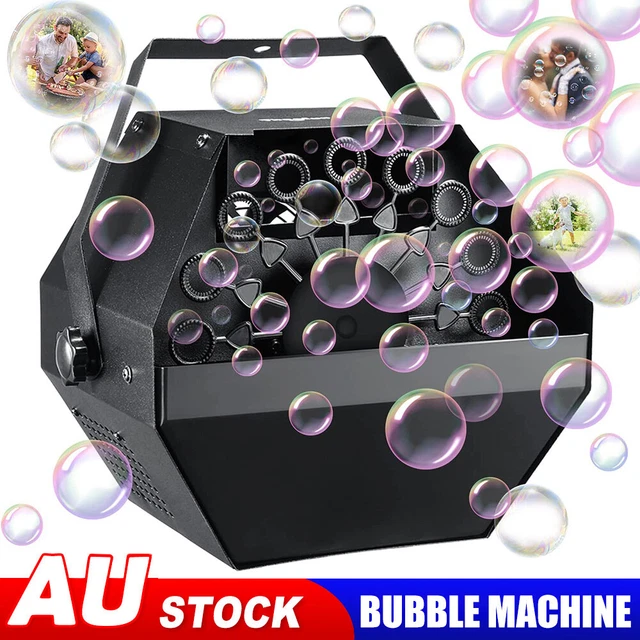 Automatic Bubble Machine Blower Soap Water Kid Toy Electric Maker Party Birthday
