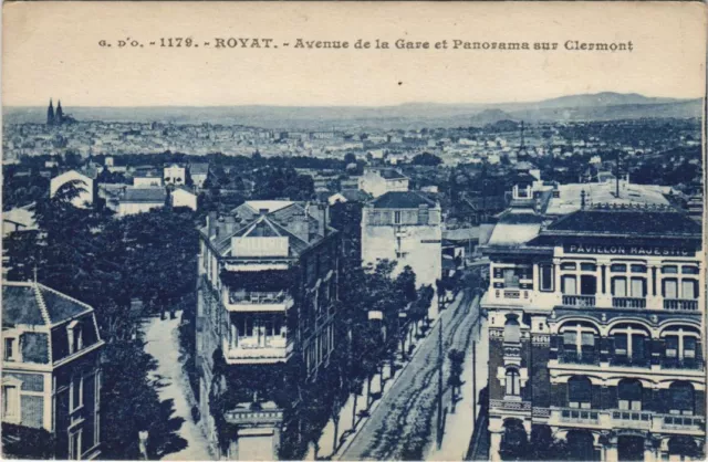 CPA Royat Avenue de la Gare (1238607)