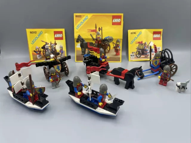 Lego Ritter Konvolut Sets 6022,6012,6016,2x 6017,Castle,minifigs