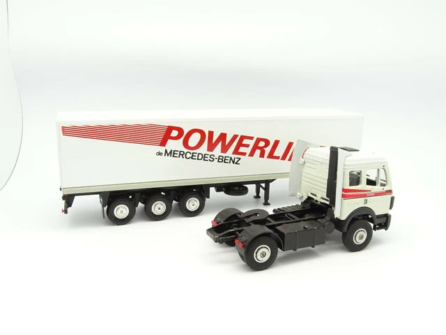 La Semi Remorque Powerliner Mercedes Benz Miniature Par Eligor Au 1 43e 12668