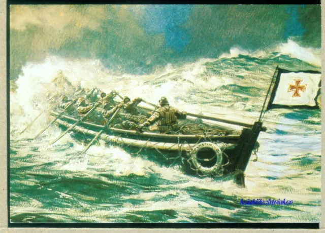 Ansichtskarte Nr.15 der DGzRS Ruderrettungsboot "Fürstin Bismarck"