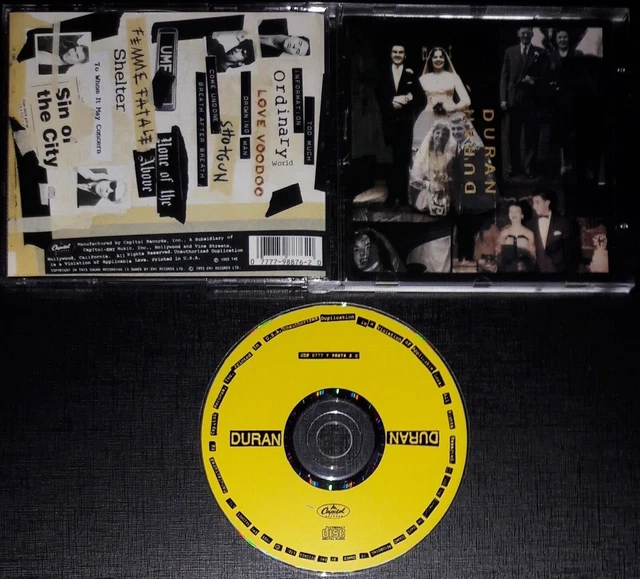 DURAN DURAN THE Wedding Album Cd 1993 Yellow Label Brazil Mega Rare