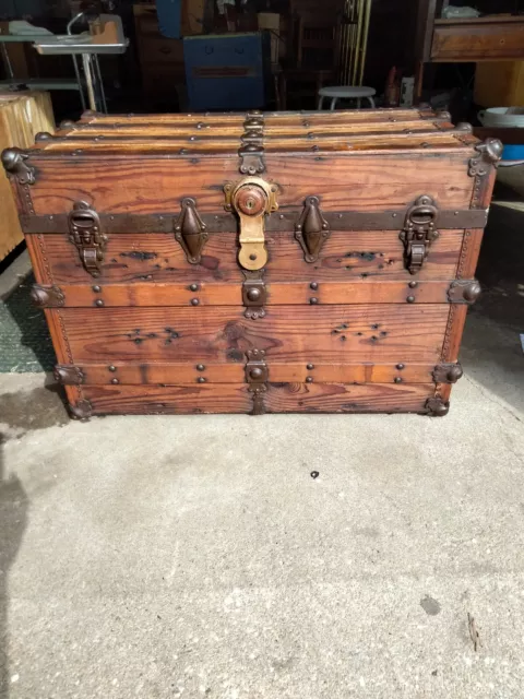 Vintage steamer trunk