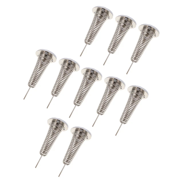 10 Pcs Le Fer Accessoires De Bricolage Base Ressort Poupée Tête Ornement