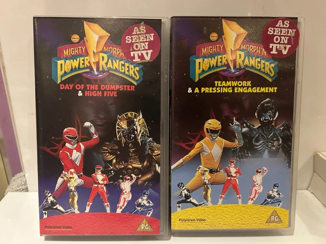 Power Rangers Vol. 1 MIGHTY MORPHIN POWER Rangers Series 1 Vol 1 & 2 - PAL VHS Video - Tape ...