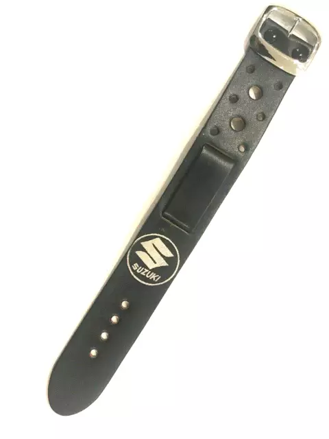 Bracelet Montre Suzuki Cuir 18 Mm Noir