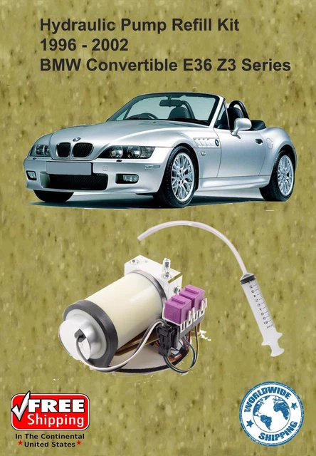 96 02 BMW Z3 Series Hydraulic Pump Refill Kit Convertible E36