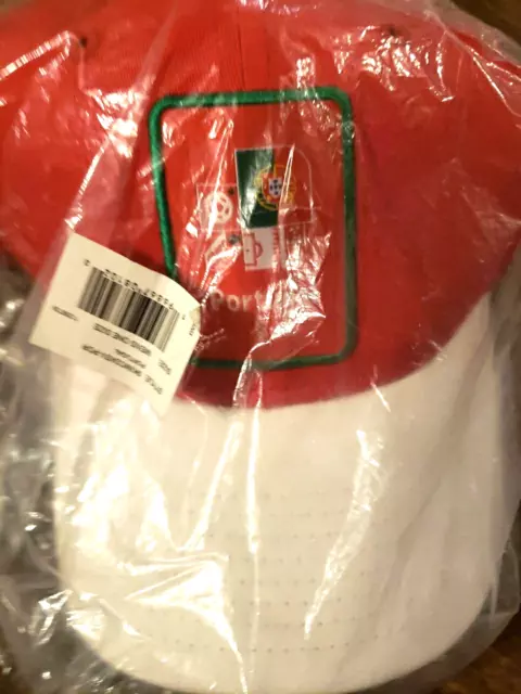 PORTUGAL RED  FIFA SOCCER WORLD CUP  EMBOSSED Trucker HAT CAP..NEW