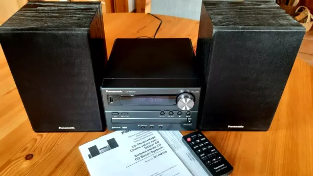 PANASONIC SA-PM250 - CD-Stereo Kompaktanlage mit Bluetooth - WIE NEU!!!