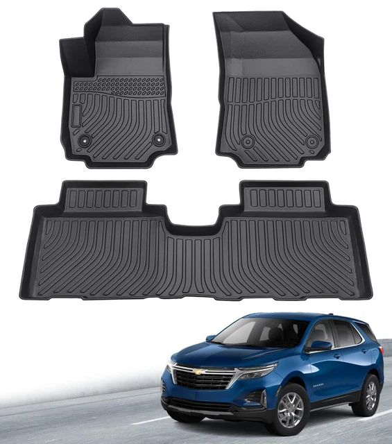 FOR 20182024 CHEVY Equinox Floor Mats All Weather 3D TPE Floor Liners