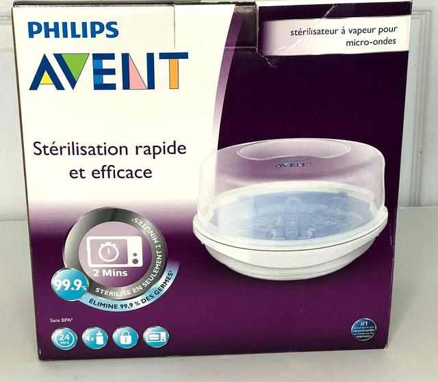Philips AVENT SCF281/05 Microwave Steam Sterilizer for Baby Bottles