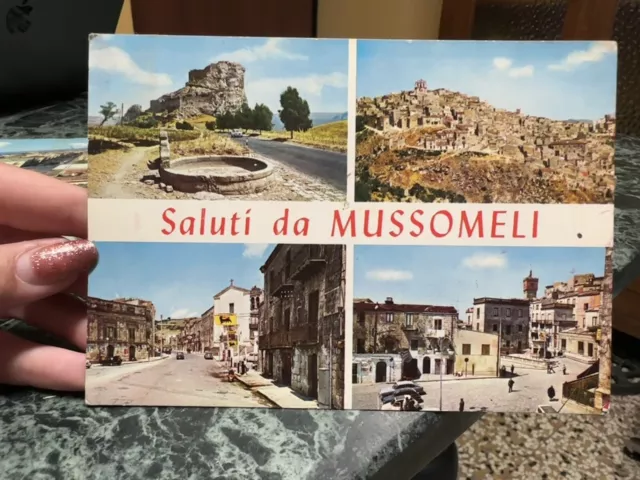 Cartolina Saluti Da Mussomeli  Viaggiata 1971 Bg