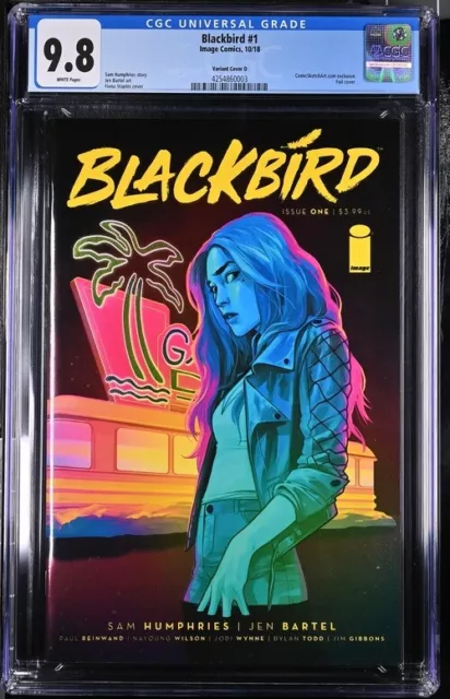Blackbird #1 CGC 9.8 - NYCC 2018 Exclusive Foil Stamped Variant by Fiona Staples