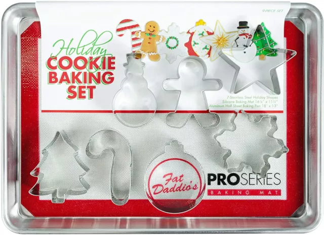 Fat Daddio's SP-SNOW Holiday Cookie & Baking Sheet