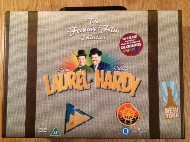 10 DVD Colour & Black & White Feature Film Collection Laurel & Hardy (2011)