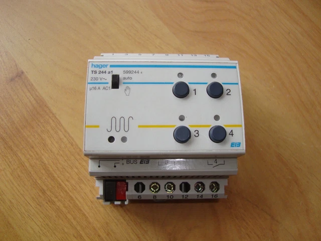Module HAGER TX304 - 4 Entrées Encastrable KNX EIB TEBIS - Neuf