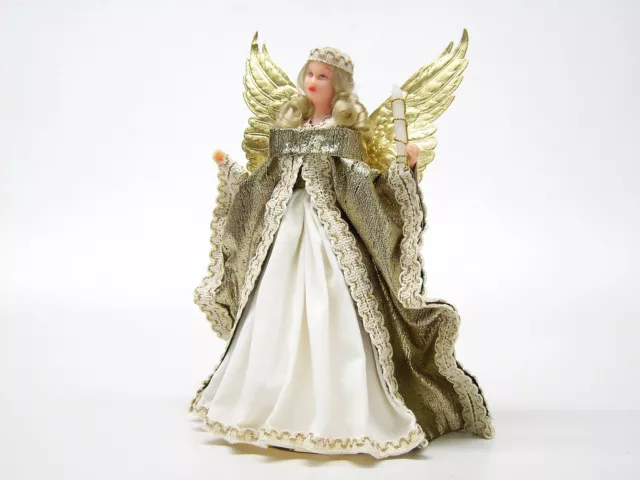 Engel mit Wachskopf Handarbeit - Rauschgoldengel - Angel Handmade 33cm / 13inc.