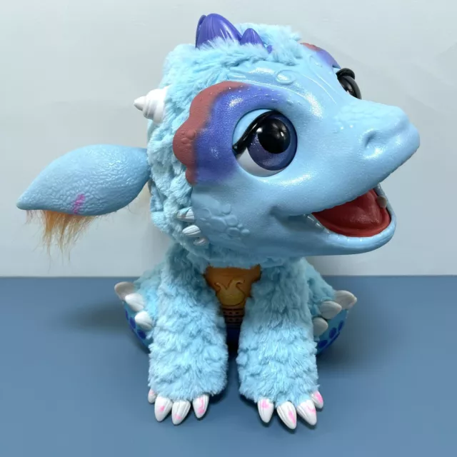 FurReal Friends Torch My Blazin Dragon Blue Animated Interactive Hasbro 2015