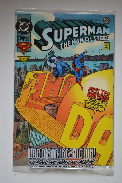 Superman the Man of Steel # 30 Feb.1994 VF/NM DC Comics Still SEALED !!