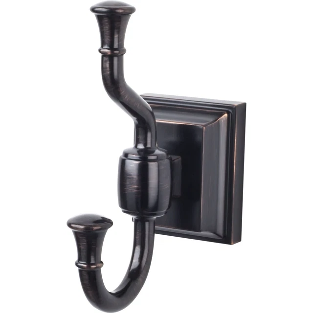 Gancho de doble túnica Top Knobs STK2 colección bronce Stratton