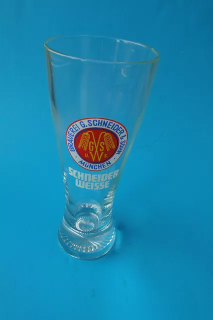 Pressglas Weizenglas Schneider Weisse Sternglas dickwandig Weissbierglas