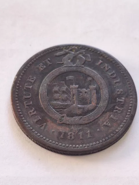 UK - 1811 Bristol & Southern Wales Penny Token