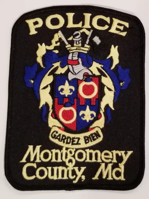 Montgomery County Maryland MD Police Embroidered Color Shoulder Patch