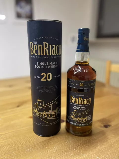 Benriach 20 Jahre - Dark Blue Label - Bottled 2016 - 43%vol. 0,7l OVP