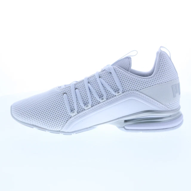 Puma Axelion Perf Wide 19431901 Mens White Wide Athletic Running Shoes 5