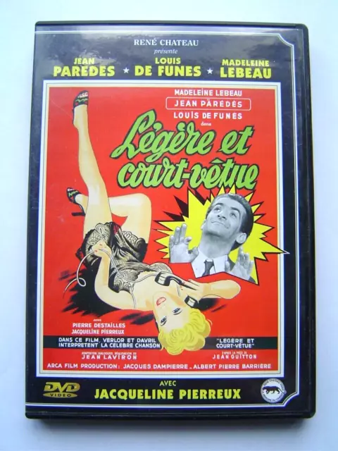 Dvd Rene Chateau : Legere Et Court Vetue 1953 / Louis De Funes  Paredes  Lebeau