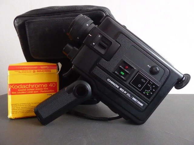 Cámara De Película De Colección Chinon 20P Xl Sonido Directo Super8 - Orden De Funcionamiento Completo