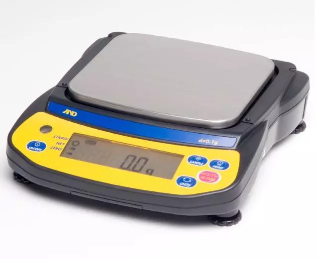 A&D EJ-1500 Precision Compact Lab Balance,1500g X0.1g Jewelry Scale,Pan 4.3",New