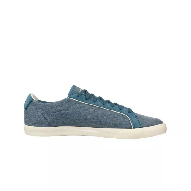 Le Coq Sportif Feret ATL Summer Craft Lace-Up Blue Canvas Mens Plimsolls 1810133