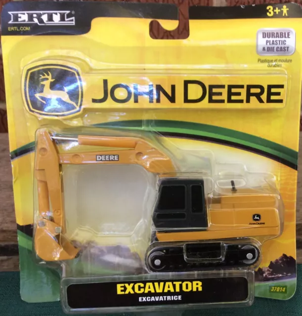 John Deere Diecast Ertl Excavator # 35316 1/64 Scale Card #37014