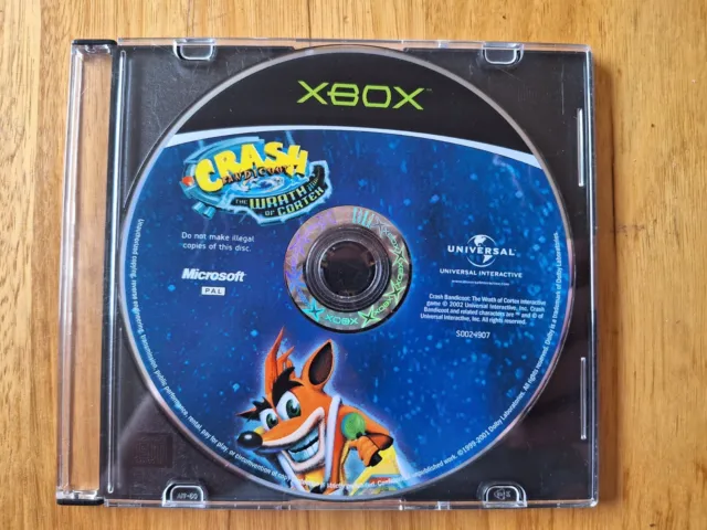 Crash Bandicoot The Wrath of Cortex XBOX (Classics) PAL DISC ONLY VG