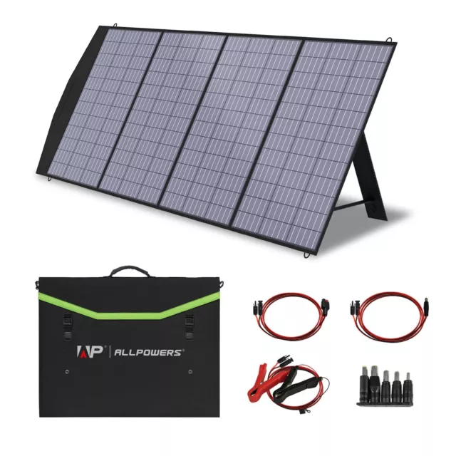 ALLPOWERS Portable Solar Panel 5V , 18V Outdoor Solar Panel Charger for Camping