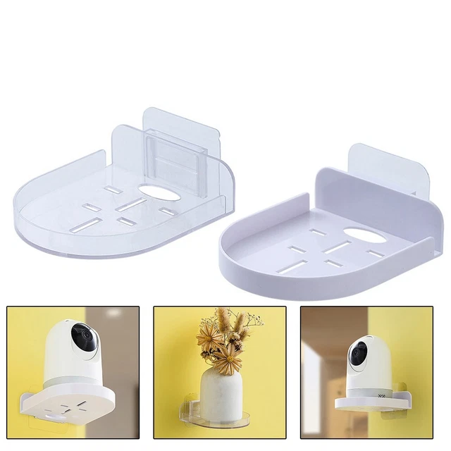 Support Mural Multifonction Pour Enceinte Portable, Webcam, Téléphone – En Acier Et Velours Antidérapant, Capacité 800g