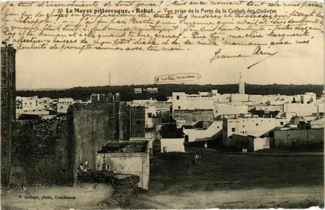 CPA AK Rabat - View taken from the Oudayas Casbah Gate (963752)